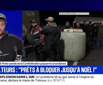 Replay BFM Grand Soir - Agriculteurs : prêts à bloquer jusqu'à Noël ! - 15/12