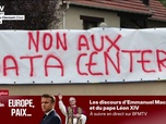 Replay BFM Première - On tombe sur la tête: un projet de data center au cœur d'une commune de l'Oise divise ses habitants
