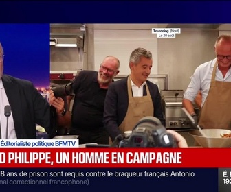 Replay BFM Grand Soir - Édouard Philippe, un homme en campagne - 31/08