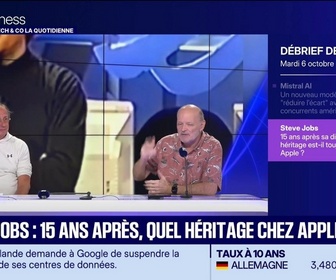 Replay Tech & Co, la quotidienne - Steve Jobs : 15 ans après, quel héritage chez Apple ? - 06/10