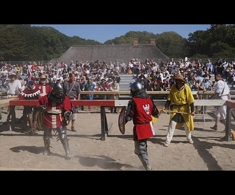 Replay Des combattants en armure investissent le château de Spøttrup pour le mondial IMCF