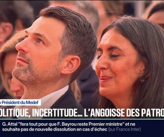 Replay 20H BFM - Crise politique, incertitude... L'angoisse des patrons