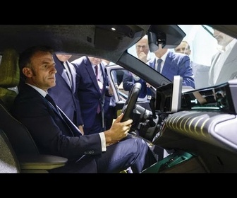 Replay Macron inaugure le Mondial de l'automobile à Paris sur fond de crise pour les constructeurs …