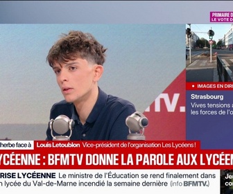 Replay Face à Face - Parcoursup: un stress permanent qui est inacceptable, estime Louis Letoublon, vice-président de l'organisation Les Lycéens !