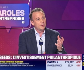 Replay Paroles d'entreprises - Luc-Etienne Dandrieu (AlphaSeeds) : AlphaSeeds, l'investissement philanthropique - 31/05