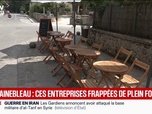 Replay BFM Première - Ces commerces dont l'activité est en berne à cause des incendies à Fontainebleau
