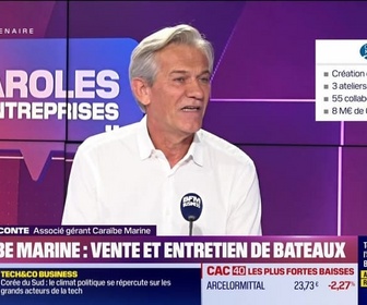 Replay Paroles d'entreprises - Philippe Leconte (Caraïbe Marine) : Caraïbe Marine, vente et entretien de bateaux - 14/12