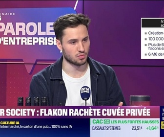Replay Paroles d'entreprises - Clément Gavault (Terroir Society) : Terroir Society, Flakon rachète Cuvée Privée - 13/12