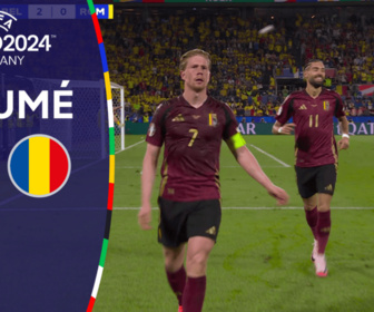 Replay UEFA Euro 2024 : Les résumés des matchs - Belgique - Roumanie