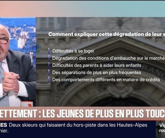 Replay BFM Première - BFM éco : Surendettement, les jeunes de plus en plus touchés - 18/02