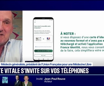 Replay 20H BFM - Carte vitale sur les téléphone: pour Jérôme Marty, médecin généraliste, le système n'est pas prêt