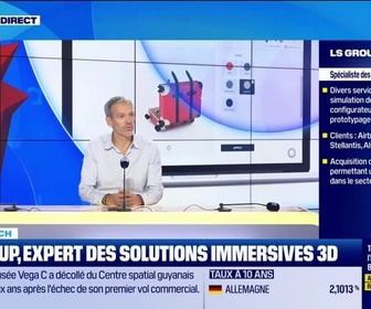 Replay Good Morning Business - Solutions immersives en 3D: On va pouvoir tester, par exemple, la pénibilité sur un poste de travail, explique Stéphane Imbert, président de LS Group