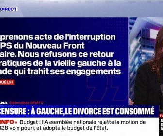 Replay Tout le monde veut savoir - Motion de censure rejetée: Nous prenons acte de l'interruption par le Parti socialiste du Nouveau Front Populaire, déclare La France Insoumise dans un communiqué