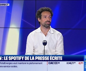 Replay Tech & Co, la quotidienne - Laurent Kayser (Groupe Cafeyn) : Le directeur général du kiosque numérique Cafeyn alerte sur les risques pour l'information et la presse face à l'IA - 23/06