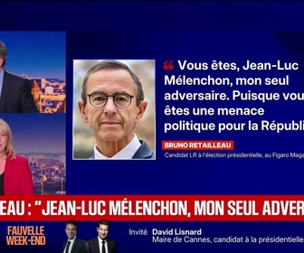 Replay Fauvelle Week-end - Bruno Retailleau : Jean-Luc Mélenchon, mon seul adversaire - 10/10