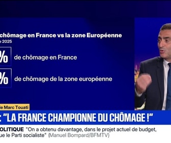 Replay BFM Grand Soir - Touati : La France championne du chômage ! - 06/11