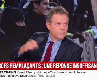 Replay Fauvelle Week-end - 3 000 profs remplaçants : une réponse insuffisante ? - 10/10