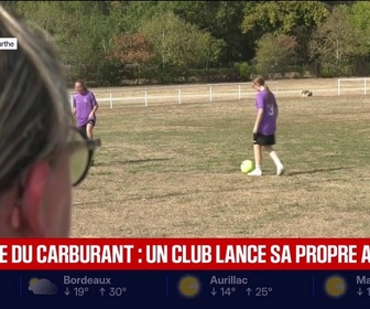 Replay BFM Première - Face à l'augmentation des prix du carburant, un club de football lance une application pour mutualiser les trajets