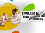 Replay Téléthon - Erwan et Morgan sur le tatami avec Helios Latchoumanaya