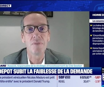 Replay BFM Bourse - USA Today : Home Depot a publié ses trimestriels, Amazon s'endette pour investir, par John Plassard - 18/11