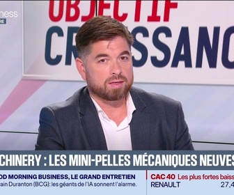 Replay Objectif Croissance - Laurent Cazenave (CZN Machinery) : CZN Machinery, les mini-pelles mécaniques neuves - 20/09