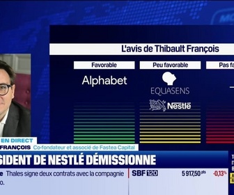Replay BFM Bourse - Nestlé : et maintenant, le Président quitte le navire ! - 17/09