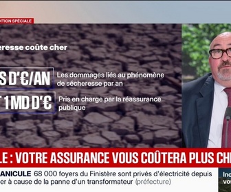 Replay BFM Première - Canicule: pourquoi votre assurance va vous coûter plus cher?