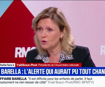 Replay BFM Première - Violences sexuelles sur mineurs: Ces défaillances sont systémiques et c'est ça qui nous révulse, affirme Yaël Braun-Pivet, présidente de l'Assemblée nationale