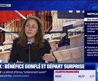Replay BFM Bourse - USA Today : Netflix chute, le départ du cofondateur Reed Hastings trouble la bourse, par Karen Georges - 17/04