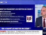 Replay La chronique éco - Qui a sauvé les Restos du cœur après son alerte sur sa fragilité financière?