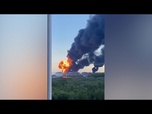 Replay Explosion dans un terminal pétrolier russe à Saint-Pétersbourg après une attaque de drone ukrainien
