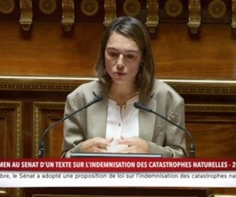 Replay 100% Sénat - Catastrophes naturelles : Le Sénat adopte à l'unanimité un texte sur leur indemnisation