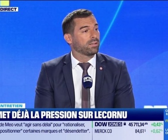 Replay Good Morning Business - Sébastien Lecornu: Le problème c'est la politique qu'il va mener réagit Julien Odoul