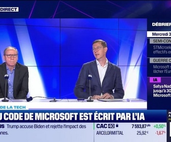 Replay Tech & Co, la quotidienne - 30% du code de Microsoft est écrit par l'IA - 30/04