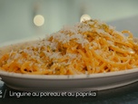 Replay Petits Plats en équilibre - Linguine au poireau et paprika fumé