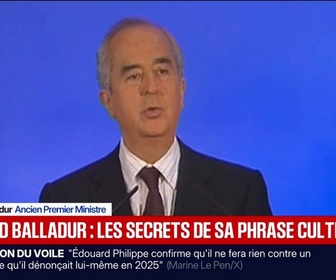Replay BFM Première - Je vous demande de vous arrêter: les secrets de la phrase culte d'Édouard Balladur après son élimination du premier tour de la présidentielle