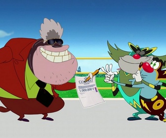 Replay Oggy et les cafards - S04 E61 - Catch!