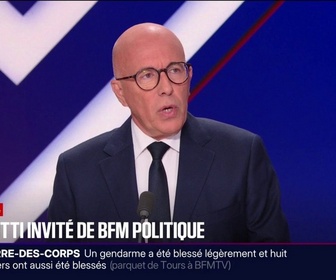 Replay BFM Politique - Violences à Saint-Pierre-des-Corps: Éric Ciotti, président de l'UDR et maire de Nice, exprime son entier et total soutien aux forces de l'ordre