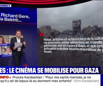 Replay BFM Story - Story 3 : Cinéma, le Festival de Cannes se mobilise pour Gaza - 13/05