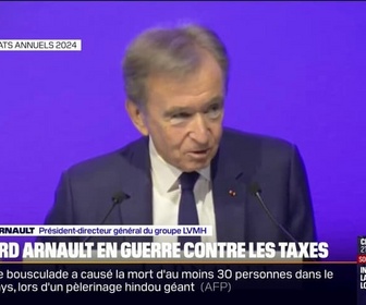 Replay 20H BFM - Pour pousser à la délocalisation, c'est idéal: Bernard Arnault en guerre contre les taxes sur les grandes entreprises