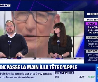 Replay Tech & Co, la quotidienne - Tim Cook passe la main à la tête d'Apple - 21/04