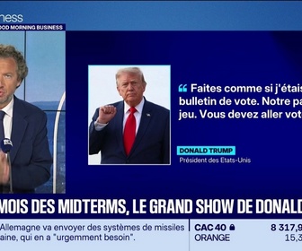 Replay Le Monde qui bouge : le parti pris : À deux mois des midterms, le grand show de Donald Trump - 09/09