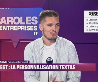 Replay Paroles d'entreprises - Vincent Plagne (Seriouest) : Seriouest, la personnalisation textile - 30/05