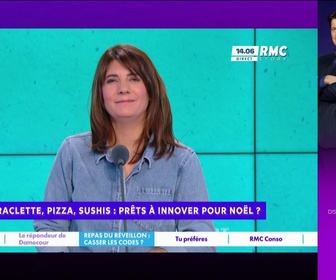 Replay Estelle Midi - Raclette, pizza, sushis : prêts à innover pour Noël ?