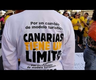 Replay Les manifestants à Tenerife exigent des mesures contre l'impact du tourisme de masse