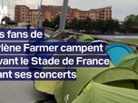 Replay Robin de BFM - Ça fait déjà trois jours que je dors dedans: des fans de Mylène Farmer ont installé leurs tentes devant le Stade de France avant ses concerts