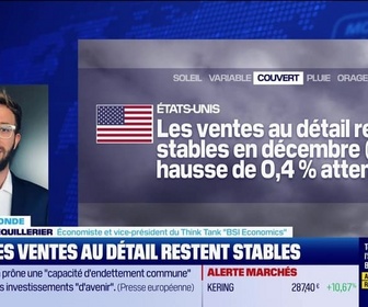 Replay BFM Bourse - L'éco du monde : Indicateur du jour, les ventes au détail US - 10/02
