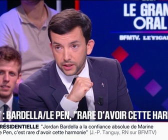 Replay Le Grand Oral 2027 - Retraites: Jordan Bardella a dit qu'il fallait valoriser davantage la durée de cotisation, explique Jean-Philippe Tanguy, député Rassemblement national