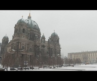 Replay Berlin sous la neige, le temps hivernal s'installe
