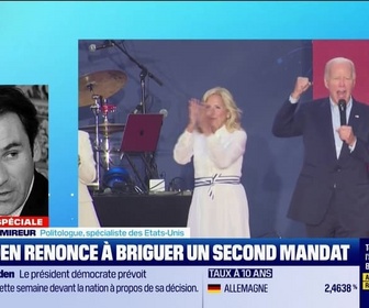 Replay Good Morning Business - Yannick Mireur (Politologue): Retrait de Joe Biden, la fin de 50 ans de carrière politique - 22/07